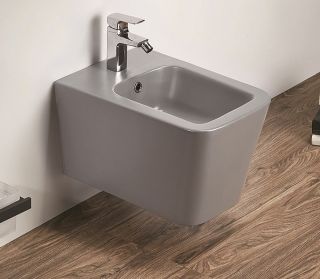 Биде CeramaLux 5370MH подвесное серое